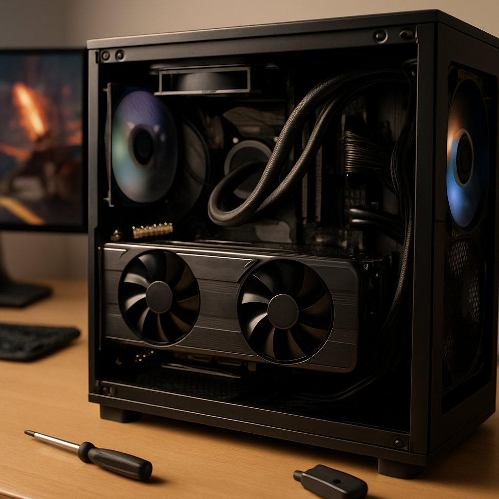 Gaming-Performance-Optimierung mit Kernenergie Portal High-End-PC